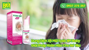 Dung Dịch Xịt Mũi Fysio BM Baby