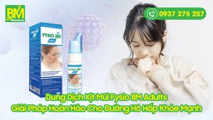 Dung Dịch Xịt Mũi Fysio BM Adults
